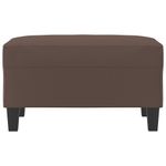 Casa si Gradina - Mobilier - Scaune si fotolii - Tabureti - Taburet, maro, 70x55x41 cm, piele ecologica - Infinity.ro