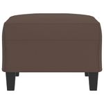 Casa si Gradina - Mobilier - Scaune si fotolii - Tabureti - Taburet, maro, 70x55x41 cm, piele ecologica - Infinity.ro