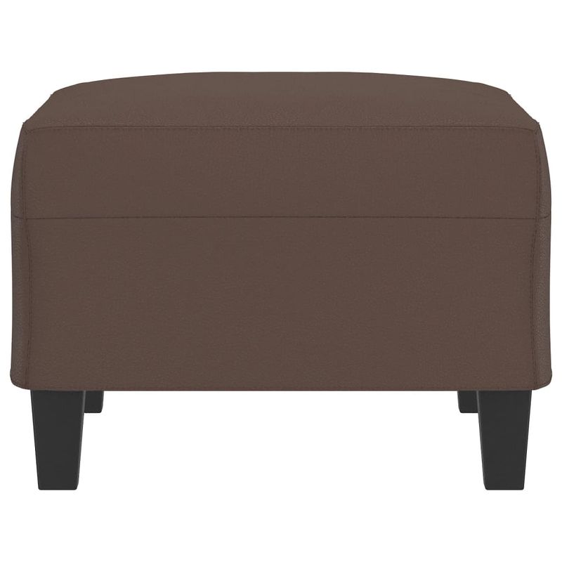 Casa si Gradina - Mobilier - Scaune si fotolii - Tabureti - Taburet, maro, 70x55x41 cm, piele ecologica - Infinity.ro