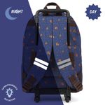 Carti si Birotica - Rechizite - Rucsacuri si genti scolare - Ghiozdan troller, Perletti, model Urs & Iepure, 40 cm, colectia Cool Kids - Infinity.ro