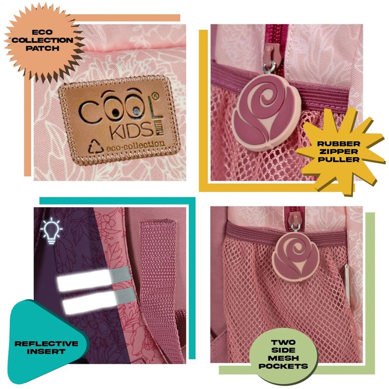 Carti si Birotica - Rechizite - Rucsacuri si genti scolare - Ghiozdan troller, Perletti, model Iepuras, 36cm, colectia Cool Kids - Infinity.ro