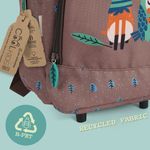 Carti si Birotica - Rechizite - Rucsacuri si genti scolare - Ghiozdan troller, Perletti, model Bufnita & Caprioara, 40 cm, colectia Cool Kids - Infinity.ro