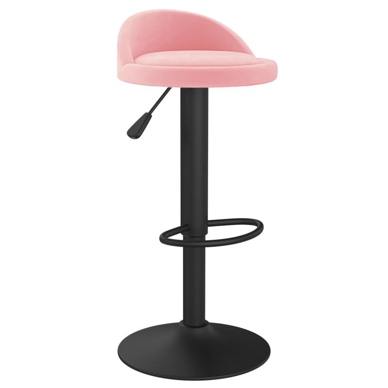 Casa si Gradina - Mobilier - Scaune si fotolii - Scaune - Scaune de bar, 2 buc., roz, catifea - Infinity.ro