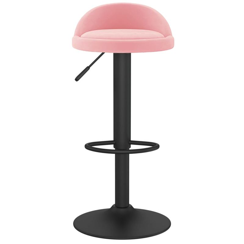 Casa si Gradina - Mobilier - Scaune si fotolii - Scaune - Scaune de bar, 2 buc., roz, catifea - Infinity.ro