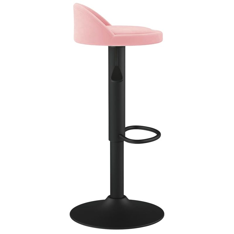 Casa si Gradina - Mobilier - Scaune si fotolii - Scaune - Scaune de bar, 2 buc., roz, catifea - Infinity.ro