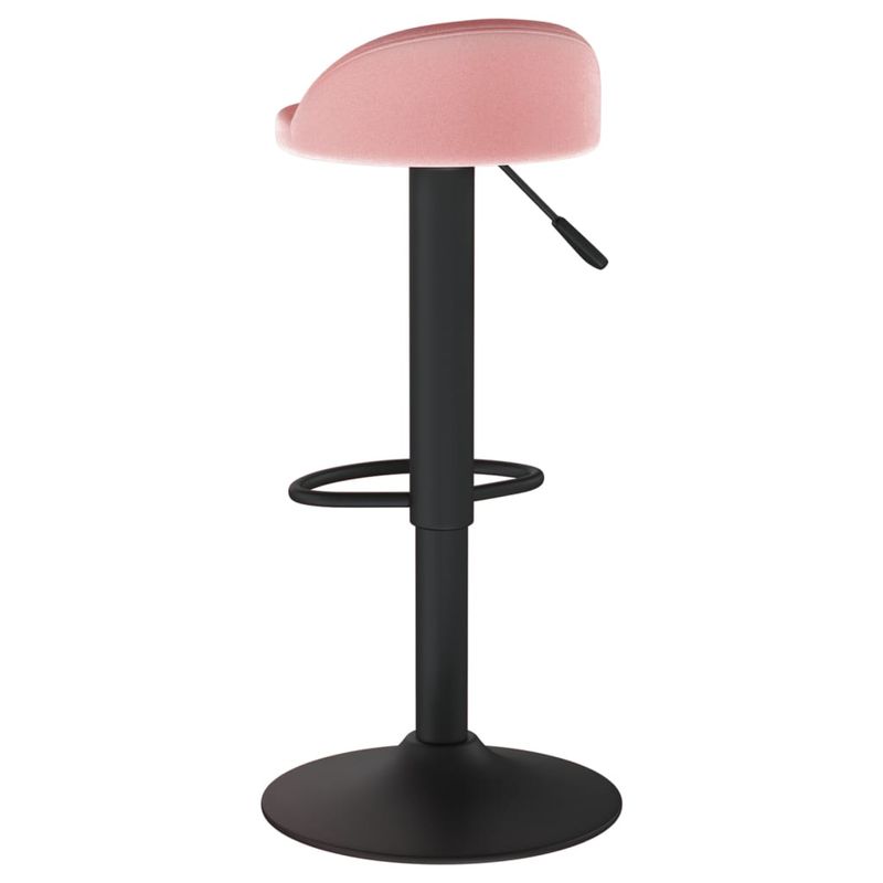 Casa si Gradina - Mobilier - Scaune si fotolii - Scaune - Scaune de bar, 2 buc., roz, catifea - Infinity.ro