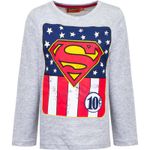 Fashion, accesorii si bijuterii - Copii - Imbracaminte copii - Bluze si camasi copii - Bluza copii Superman, Gri, 98 CM 3 ani - Infinity.ro