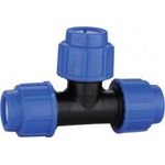 Casa si Gradina - Sanitare - Instalatii hidro - Fitinguri - Teu compresiune egal PEHD D25 mm Beldeny - Infinity.ro