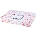 Casa si Gradina - Sanitare - Lavoar baie si accesorii - Baterii sanitare - Baterie bucatarie Evosanitary 5001, tip C, monocomanda, racorduri, cartus ceramic, inox - Infinity.ro