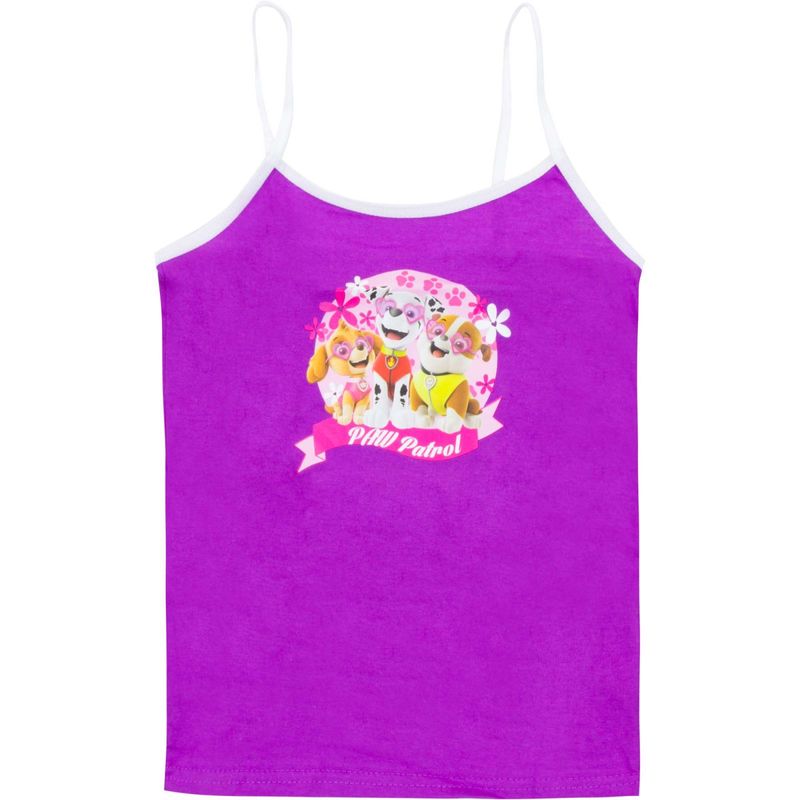 Fashion, accesorii si bijuterii - Copii - Imbracaminte copii - Tricouri copii - Set 2 Maiouri fara maneci Paw Patrol ER3049 Alb/Violet 98-104 CM 3-4 ani - Infinity.ro