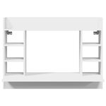 Casa si Gradina - Mobilier - Mese si birouri - Birouri - Birou montat pe perete, alb, 105x48x75 cm, lemn prelucrat - Infinity.ro