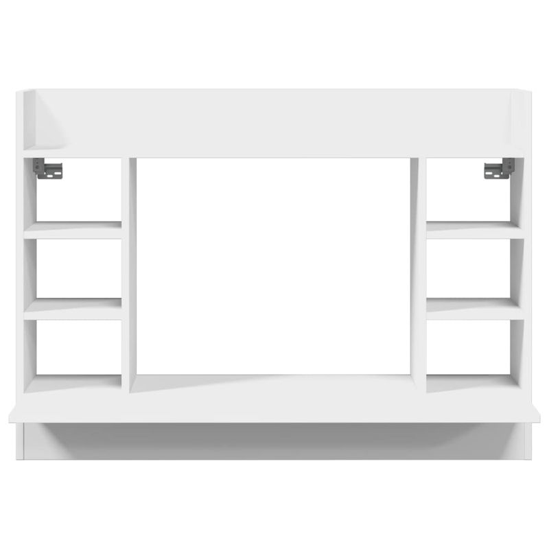 Casa si Gradina - Mobilier - Mese si birouri - Birouri - Birou montat pe perete, alb, 105x48x75 cm, lemn prelucrat - Infinity.ro