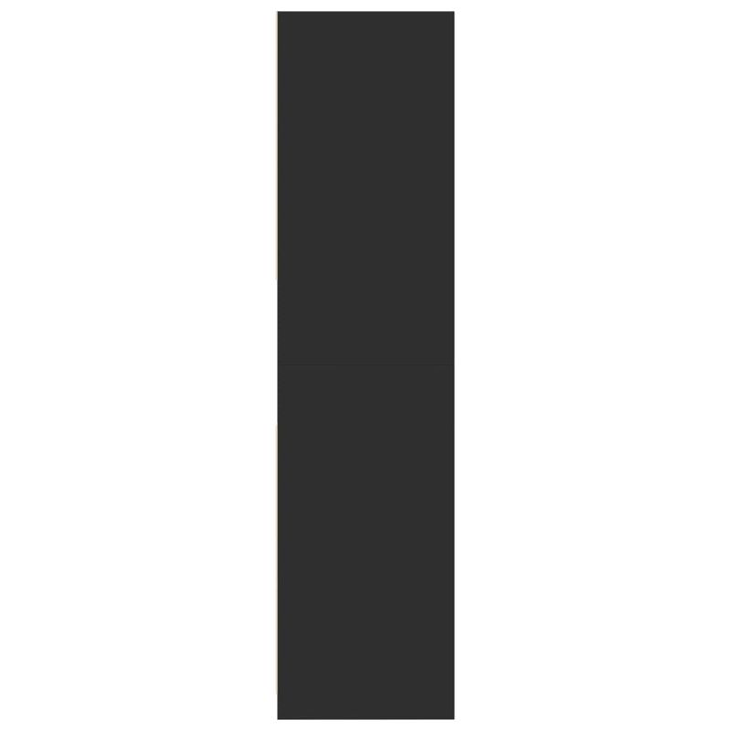 Casa si Gradina - Mobilier - Dulapuri si sifoniere - Sifoniere - Sifonier, negru, 80x50x200 cm, lemn prelucrat, cantitate 3 rafturi - Infinity.ro