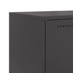 Casa si Gradina - Mobilier - Comode si corpuri - Corpuri bucatarie - Dulap inalt, negru, 68,5x38,5x107 cm, otel - Infinity.ro