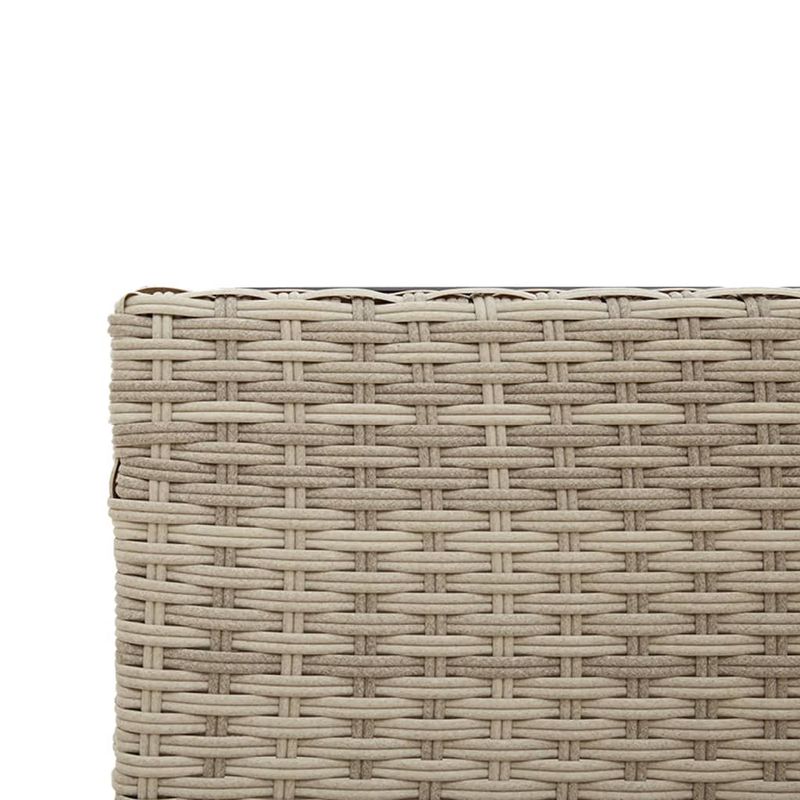 Casa si Gradina - Gradina si terasa - Mobilier exterior - Seturi mobila gradina - Canapea gradina cu masa/perne, forma de L poliratan gri deschis - Infinity.ro