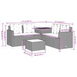 Casa si Gradina - Gradina si terasa - Mobilier exterior - Seturi mobila gradina - Canapea gradina cu masa/perne, forma de L poliratan gri deschis - Infinity.ro
