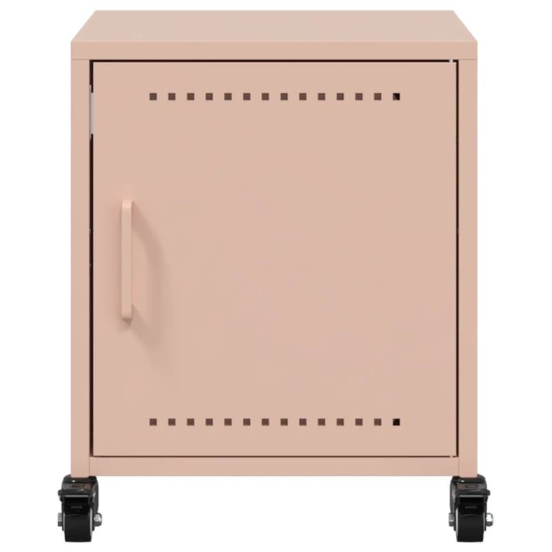 Casa si Gradina - Mobilier - Comode si corpuri - Noptiere - Noptiera, roz, 36x38,5x43,5 cm, otel - Infinity.ro