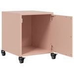 Casa si Gradina - Mobilier - Comode si corpuri - Noptiere - Noptiera, roz, 36x38,5x43,5 cm, otel - Infinity.ro