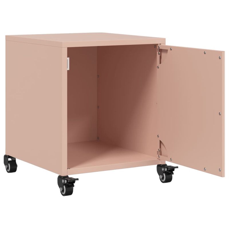 Casa si Gradina - Mobilier - Comode si corpuri - Noptiere - Noptiera, roz, 36x38,5x43,5 cm, otel - Infinity.ro
