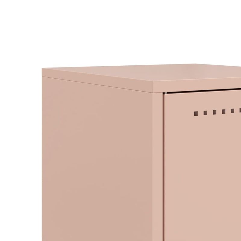 Casa si Gradina - Mobilier - Comode si corpuri - Noptiere - Noptiera, roz, 36x38,5x43,5 cm, otel - Infinity.ro