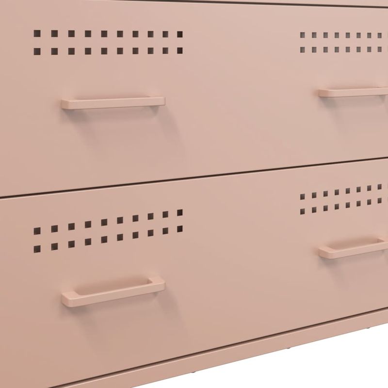 Casa si Gradina - Mobilier - Comode si corpuri - Comode - Dulap, roz, 68x39x79 cm, otel - Infinity.ro