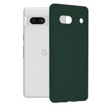 Laptop, Telefoane si Tablete - Telefoane mobile si accesorii - Accesorii Telefoane - Huse telefoane - Husa de protectie, compatibila cu Google Pixel 7A, Silicon, Dark Green, Verde - Infinity.ro