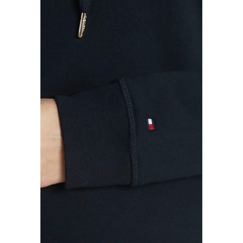 Fashion, accesorii si bijuterii - Femei - Imbracaminte femei - Hanorace femei - Hanorac dama Tommy Hilfiger WW0WW37434  L INTL Albastru marin - Infinity.ro