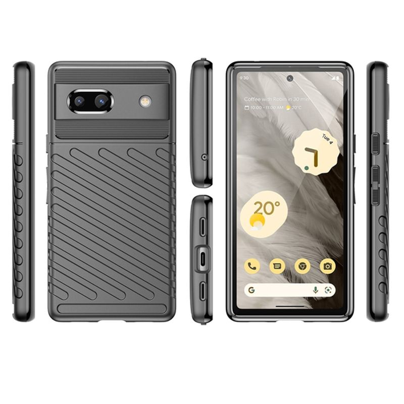 Laptop, Telefoane si Tablete - Telefoane mobile si accesorii - Accesorii Telefoane - Huse telefoane - Husa de protectie pentru telefon, compatibil cu OnePlus Nord CE 3, Carbon, Negru - Infinity.ro