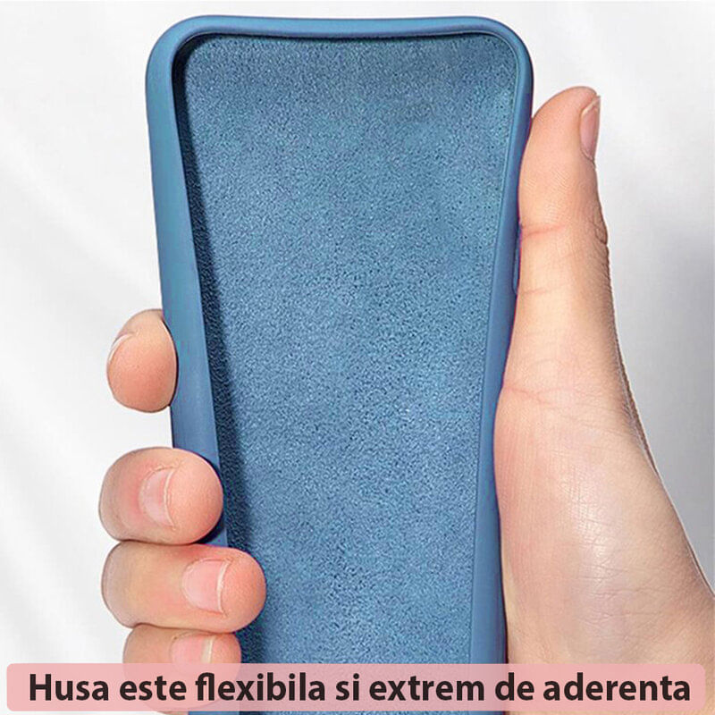 Laptop, Telefoane si Tablete - Telefoane mobile si accesorii - Accesorii Telefoane - Huse telefoane - Husa de protectie, compatibila cu Google Pixel 7A, Silicon, Denim Blue, Albastru - Infinity.ro