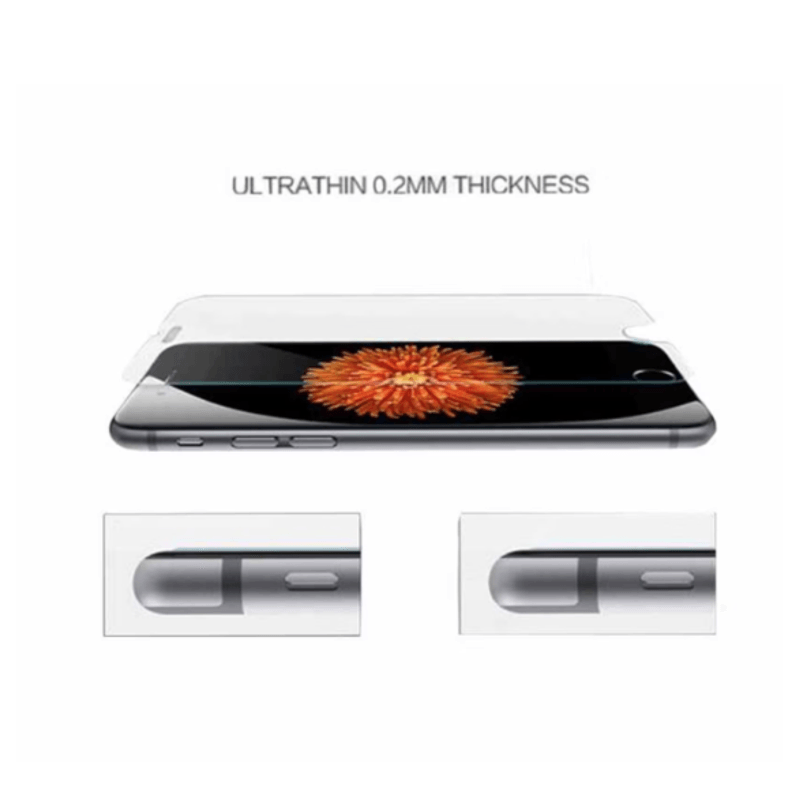 Laptop, Telefoane si Tablete - Telefoane mobile si accesorii - Accesorii Telefoane - Folii protectie telefoane - Folie de protectie compatibila cu iPhone 7, rezistenta la socuri, Set montare inclus - Infinity.ro