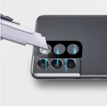 Laptop, Telefoane si Tablete - Telefoane mobile si accesorii - Accesorii Telefoane - Folii protectie telefoane - Folie de protectie camera compatibila cu Samsung Galaxy S22 Plus, Sticla securizata, 9H, Negru-Transparent - Infinity.ro