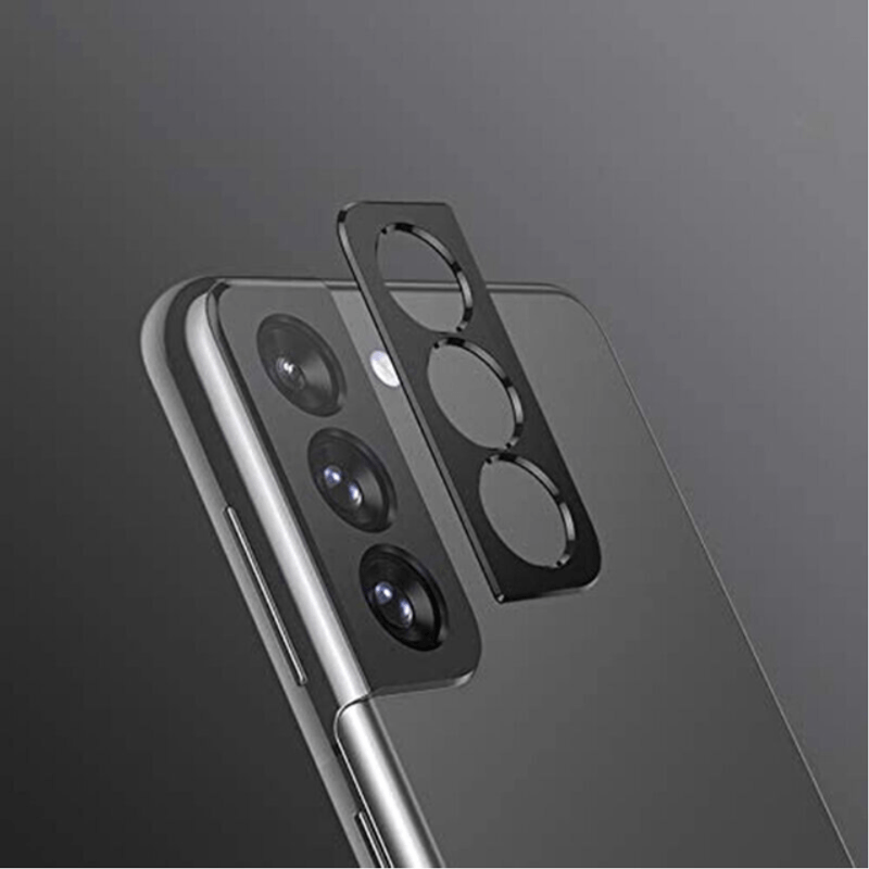 Laptop, Telefoane si Tablete - Telefoane mobile si accesorii - Accesorii Telefoane - Folii protectie telefoane - Folie de protectie camera compatibila cu Samsung Galaxy S22 Plus, Sticla securizata, 9H, Negru-Transparent - Infinity.ro