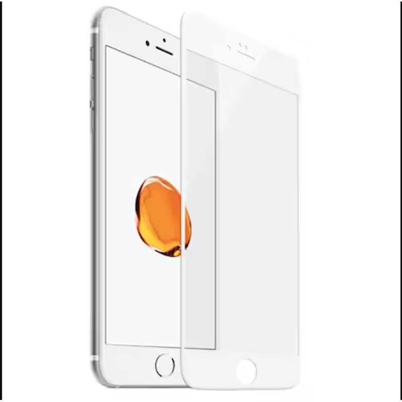 Laptop, Telefoane si Tablete - Telefoane mobile si accesorii - Accesorii Telefoane - Folii protectie telefoane - Folie protectie compatibila cu iPhone 8, Sticla temperata Premium, Alb - Infinity.ro