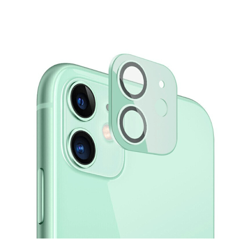 Laptop, Telefoane si Tablete - Telefoane mobile si accesorii - Accesorii Telefoane - Folii protectie telefoane - Folie din sticla securizata pentru camera iPhone 11, duritate 9H, verde - Infinity.ro