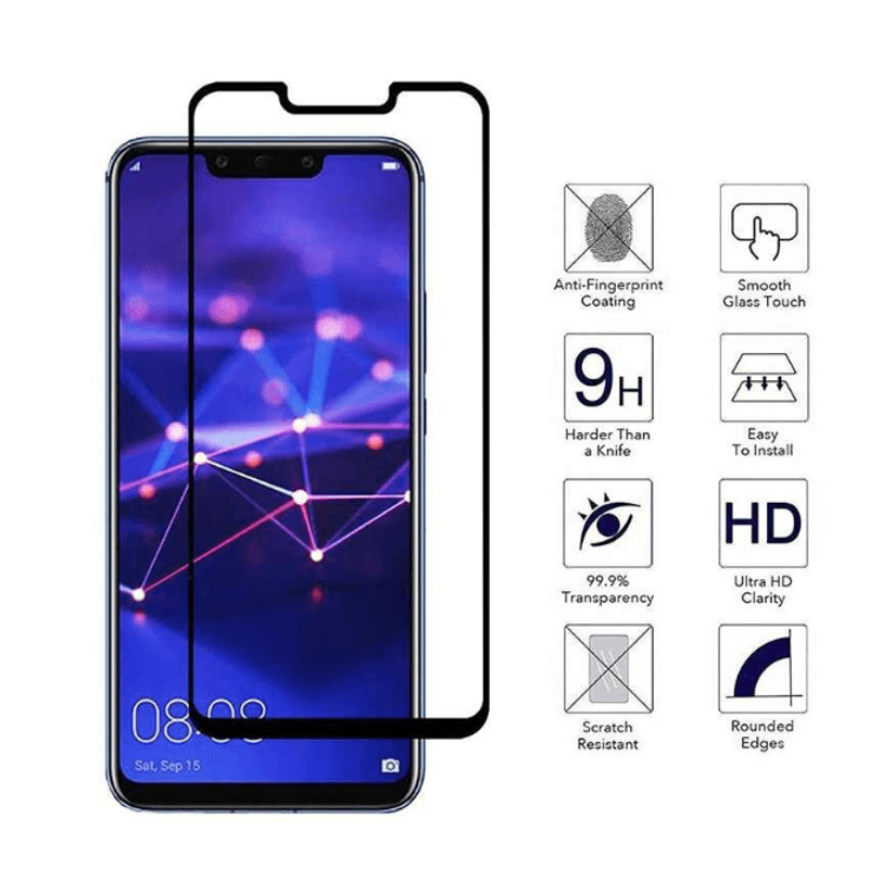 Laptop, Telefoane si Tablete - Telefoane mobile si accesorii - Accesorii Telefoane - Folii protectie telefoane - Folie de protectie compatibila cu Huawei Mate 20 PRO, Sticla 9H, neagra - Infinity.ro