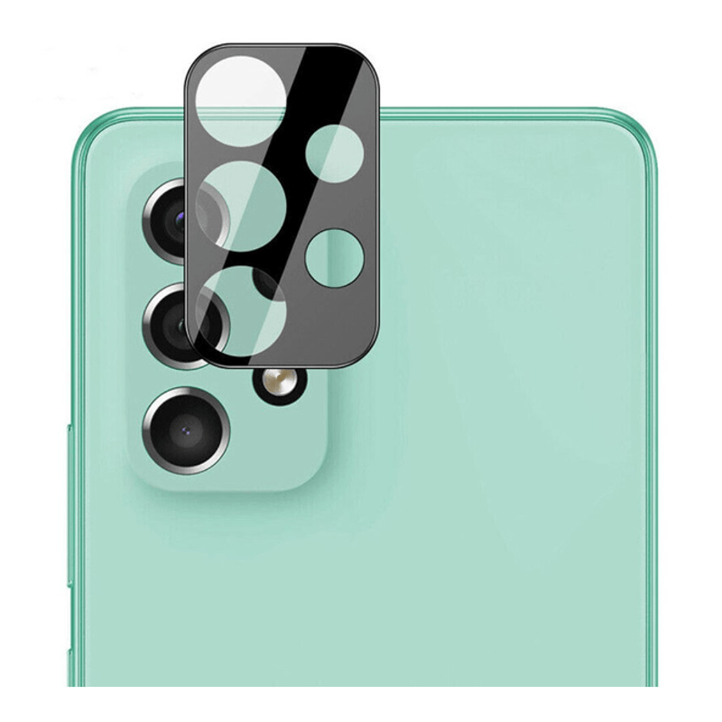 Laptop, Telefoane si Tablete - Telefoane mobile si accesorii - Accesorii Telefoane - Folii protectie telefoane - Folie de protectie camera pentru Samsung Galaxy A33/A53 5G, sticla securizata 9H, Negru-Transparent - Infinity.ro