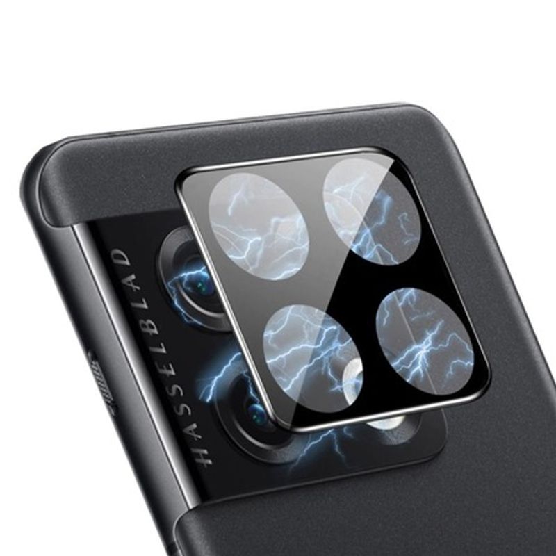 Laptop, Telefoane si Tablete - Telefoane mobile si accesorii - Accesorii Telefoane - Folii protectie telefoane - Folie protectie camera compatibila cu OnePlus 10 Pro, 9H, Negru-Transparent - Infinity.ro