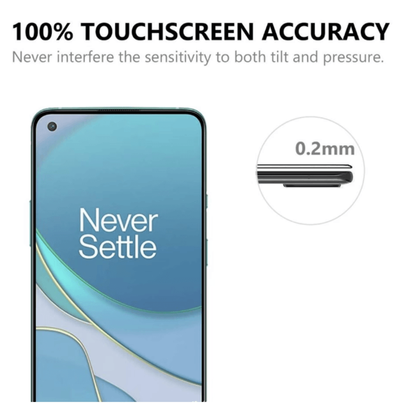 Laptop, Telefoane si Tablete - Telefoane mobile si accesorii - Accesorii Telefoane - Folii protectie telefoane - Folie protectoare compatibila cu OnePlus Nord 2T, Tempered Glass, Negru-Transparent - Infinity.ro