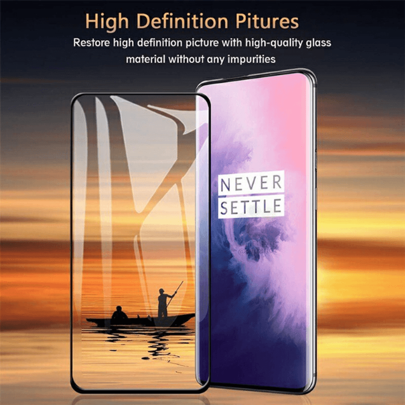 Laptop, Telefoane si Tablete - Telefoane mobile si accesorii - Accesorii Telefoane - Folii protectie telefoane - Folie protectoare compatibila cu OnePlus Nord 2T, Tempered Glass, Negru-Transparent - Infinity.ro
