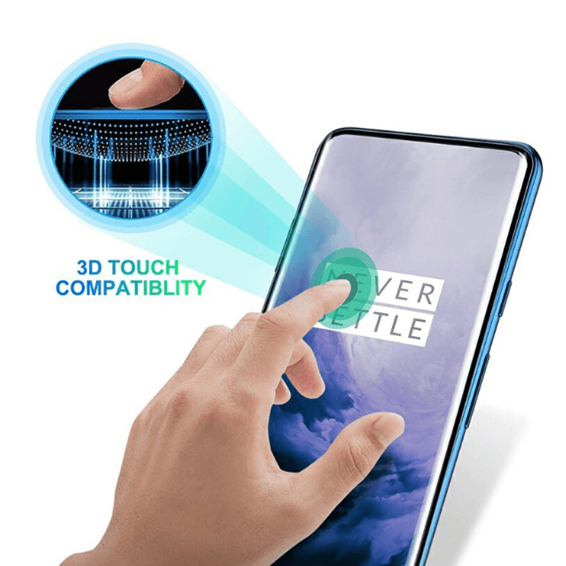 Laptop, Telefoane si Tablete - Telefoane mobile si accesorii - Accesorii Telefoane - Folii protectie telefoane - Folie protectoare compatibila cu OnePlus Nord 2T, Tempered Glass, Negru-Transparent - Infinity.ro