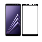 Laptop, Telefoane si Tablete - Telefoane mobile si accesorii - Accesorii Telefoane - Folii protectie telefoane - Folie securizata pentru Samsung Galaxy J6+ / J6 Plus 201, Sticla securizata 9H, Negru - Infinity.ro