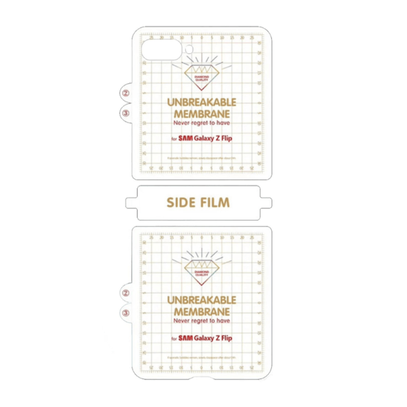 Laptop, Telefoane si Tablete - Telefoane mobile si accesorii - Accesorii Telefoane - Folii protectie telefoane - Folie de protectie pentru spate compatibila cu Samsung Z Flip, polimer dur, transparenta - Infinity.ro