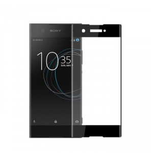 Folie protectie din sticla compatibila cu Sony Xperia XA1, 9H, Negru