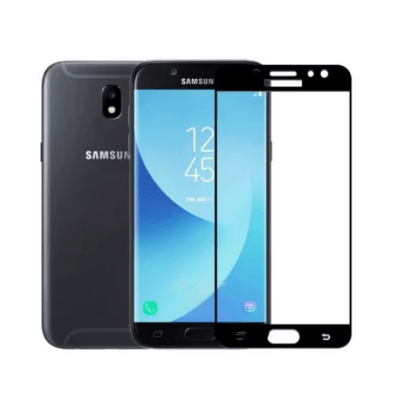 Laptop, Telefoane si Tablete - Telefoane mobile si accesorii - Accesorii Telefoane - Folii protectie telefoane - Folie de protectie compatibila  cu Samsung J3 2017, sticla temperata 9H, neagra - Infinity.ro