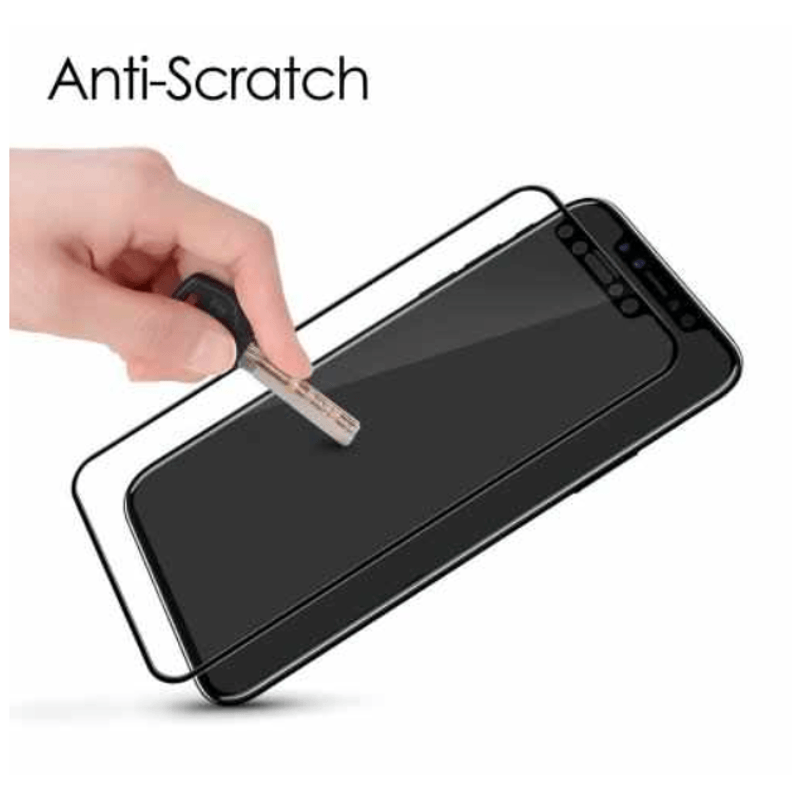 Laptop, Telefoane si Tablete - Telefoane mobile si accesorii - Accesorii Telefoane - Folii protectie telefoane - Folie sticla compatibila cu Xiaomi Mi8, Tempered Glass 9H, Negru-Transparent - Infinity.ro