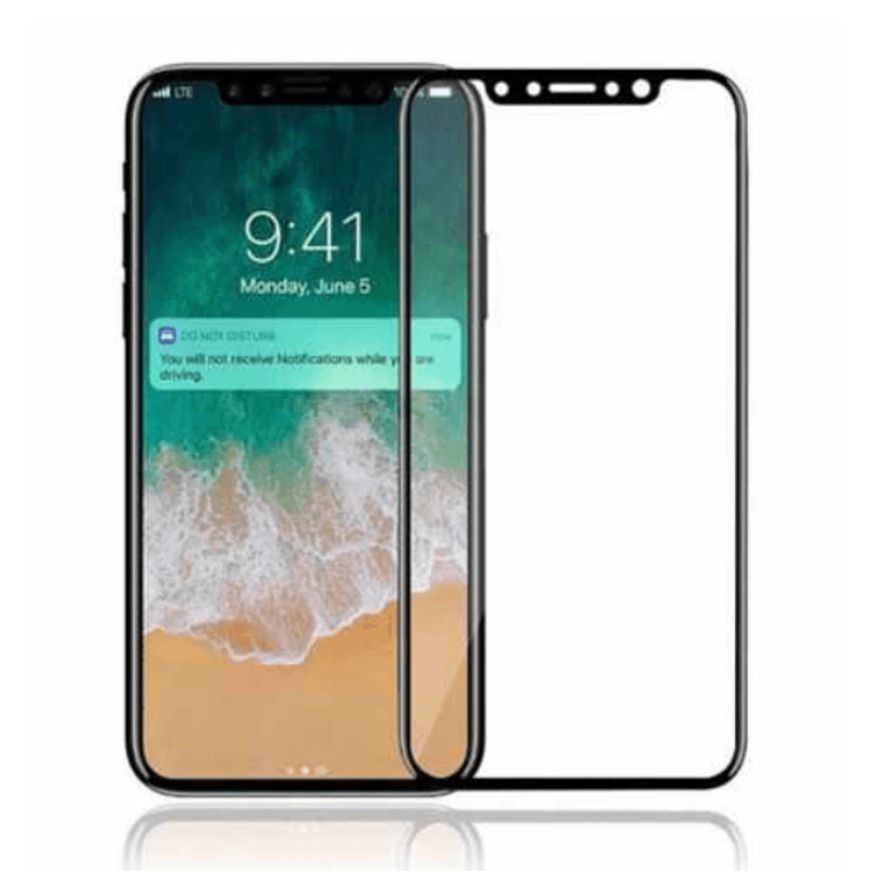 Laptop, Telefoane si Tablete - Telefoane mobile si accesorii - Accesorii Telefoane - Folii protectie telefoane - Folie sticla compatibila cu Xiaomi Mi8, Tempered Glass 9H, Negru-Transparent - Infinity.ro