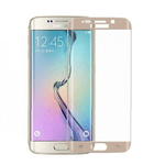 Laptop, Telefoane si Tablete - Telefoane mobile si accesorii - Accesorii Telefoane - Folii protectie telefoane - Folie de protectie compatibila cu Samsung Galaxy S6 Edge, Sticla 9H, Auriu - Infinity.ro