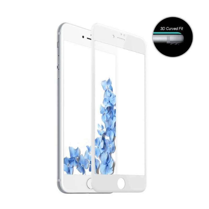 Laptop, Telefoane si Tablete - Telefoane mobile si accesorii - Accesorii Telefoane - Folii protectie telefoane - Folie protectie pentru iPhone SE 2020, sticla securizata, White - Infinity.ro