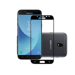 Laptop, Telefoane si Tablete - Telefoane mobile si accesorii - Accesorii Telefoane - Folii protectie telefoane - Folie de sticla comatibila cu Samsung Galaxy J7 2017, rezistenta 9H, Negru-Transparent - Infinity.ro