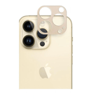 Laptop, Telefoane si Tablete - Telefoane mobile si accesorii - Accesorii Telefoane - Folii protectie telefoane - Folie camera pentru Apple iPhone 14 Pro/ Pro Max, Aluminiu cu sticla, Gold - Infinity.ro